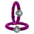 Brass And Acrylic Bangles Color-Purple