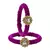 Brass And Acrylic Bangles Color-Purple