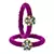 Brass And Acrylic Bangles Color-Purple