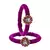 Brass And Acrylic Bangles Color-Purple
