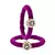 Brass And Acrylic Bangles Color-Purple
