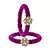 Brass And Acrylic Bangles Color-Purple