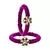Brass And Acrylic Bangles Color-Purple