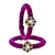 Brass And Acrylic Bangles Color-Purple