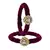 Brass And Acrylic Bangles Color-Dark Purple