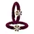 Brass And Acrylic Bangles Color-Dark Purple