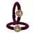 Brass And Acrylic Bangles Color-Dark Purple