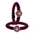 Brass And Acrylic Bangles Color-Dark Purple