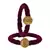 Brass And Acrylic Bangles Color-Dark Purple