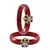 Brass And Acrylic Bangles Color-Red