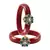Brass And Acrylic Bangles Color-Red