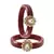 Brass And Acrylic Bangles Color-Maroon