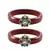 Brass And Acrylic Bangles Color-Maroon