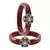 Brass And Acrylic Bangles Color-Maroon