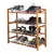 NFI essentials 4 Tier Bamboo Wood Shoe Rack Slipper Stand Shelf Organizer for Shoe Stand Utility Racks (4 Layer)