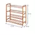 NFI essentials 4 Tier Bamboo Wood Shoe Rack Slipper Stand Shelf Organizer for Shoe Stand Utility Racks (4 Layer)