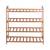NFI essentials 4 Tier Bamboo Wood Shoe Rack Slipper Stand Shelf Organizer for Shoe Stand Utility Racks (4 Layer)