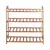 NFI essentials 4 Tier Bamboo Wood Shoe Rack Slipper Stand Shelf Organizer for Shoe Stand Utility Racks (4 Layer)