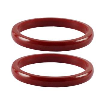 Acrylic Bangles Color-Red 1