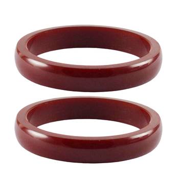 Acrylic Bangles Color-Maroon 1