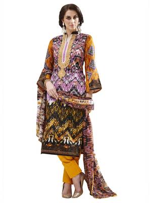 Multicolor embroidered cotton salwar 1