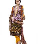 Multicolor embroidered cotton salwar