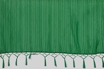 Green plain satin saree with blouse 5