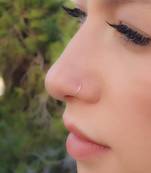 COMBO of 2 Circular Silver Designer Nose Ring