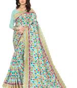 Green Manipuri Silk with blouse piece