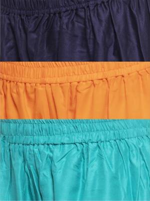 Multicolor plain rayon palazzo-pants 5