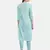 BLUE PRINTED KURTA WITH PANT