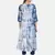BLUE SHIBORI PRINTED KURTA WITH PANT AND DUPATTA