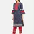 INDIGO PRINTED KURTA WITH PANT