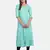SEA GREEN PRINTED DRESS