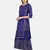 ROYAL BLUE PRINTED KURTA