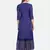 ROYAL BLUE PRINTED KURTA