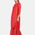 RED PRINTED KURTA