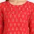 RED PRINTED KURTA