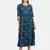 ROYAL BLUE PRINTED KURTA