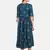 ROYAL BLUE PRINTED KURTA