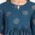 ROYAL BLUE PRINTED KURTA