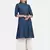 BLUE SOLID KURTA