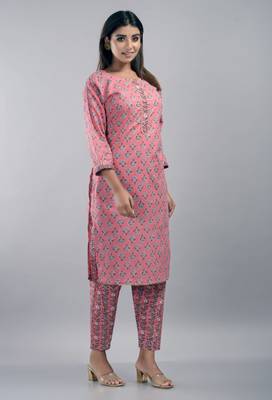 Attractive Straight Kurti With Pant 2