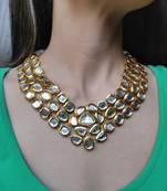 Golden Kundan Necklace Only