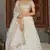 White sequins embroidered net semi-stitched lehenga for wedding