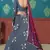 Blue Pigment Foil Printed georgette semi stitched Wedding lehenga