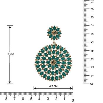 Green diamond maang-tikka 4