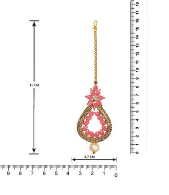 Pink maang-tikka 4