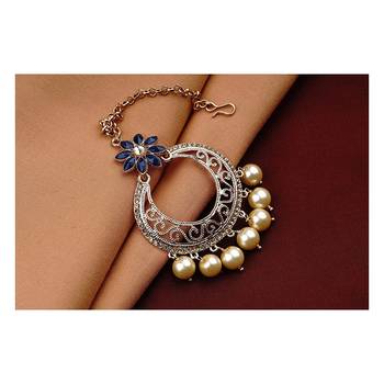 Blue diamond maang-tikka 2