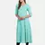 SEA GREEN PRINTED DRESS